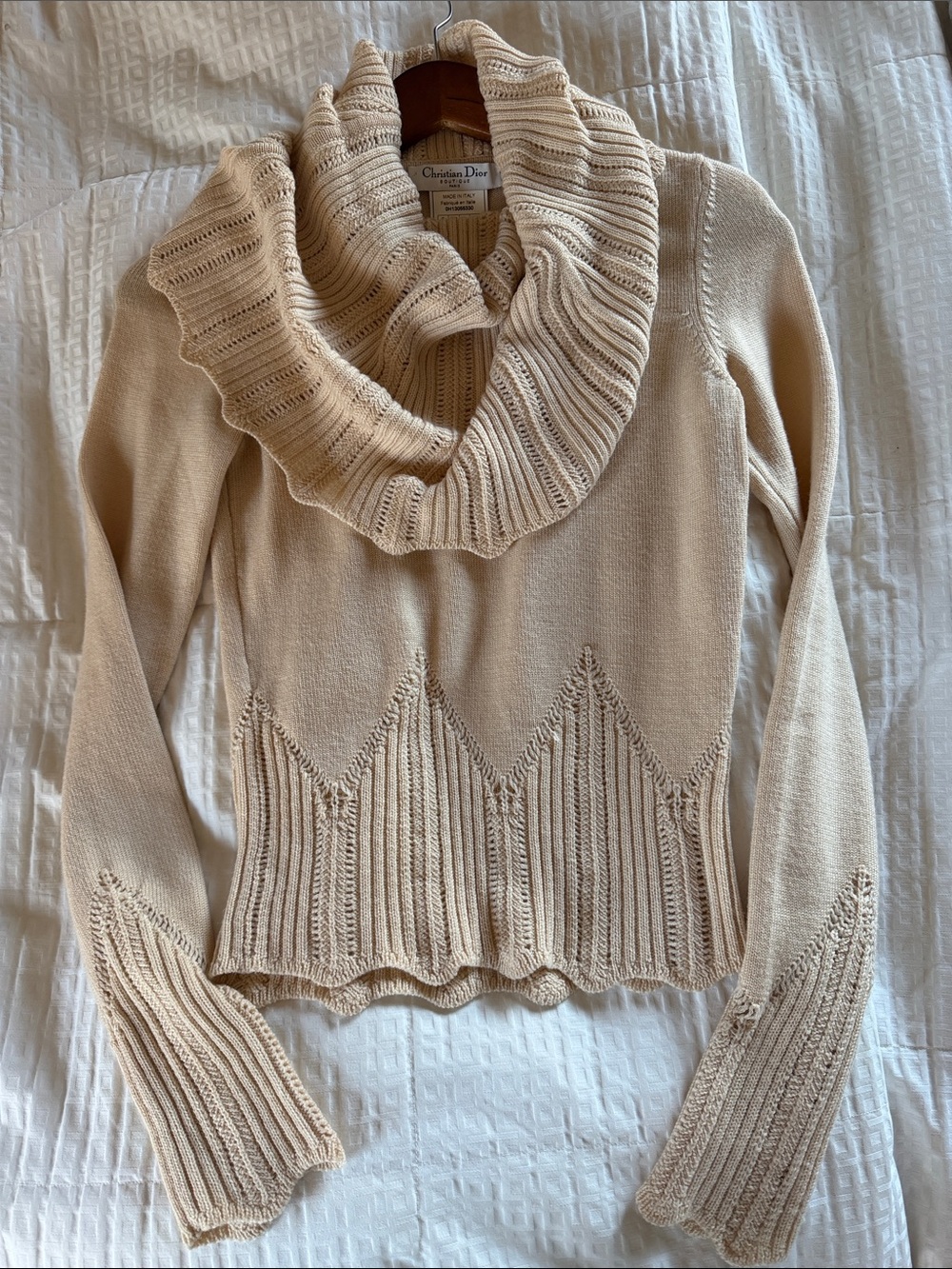 Christian Dior Vintage Cowl Neck Sweater